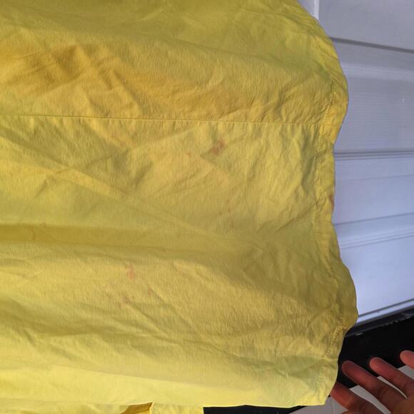 J.Crew Women's Lightweight Yellow Hooded Jacket -Medium - Picture 6 of 9